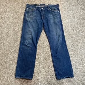 Adriano Goldschmied The Graduate Tailored Leg Jeans, Men’s 38x32, Blue Denim EUC